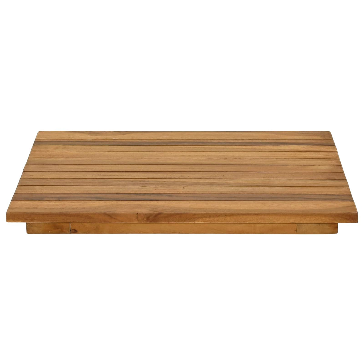 Bordplade 40 x 40 x 3,5 cm Firkantet Massiv Teaktræ Naturfarvet