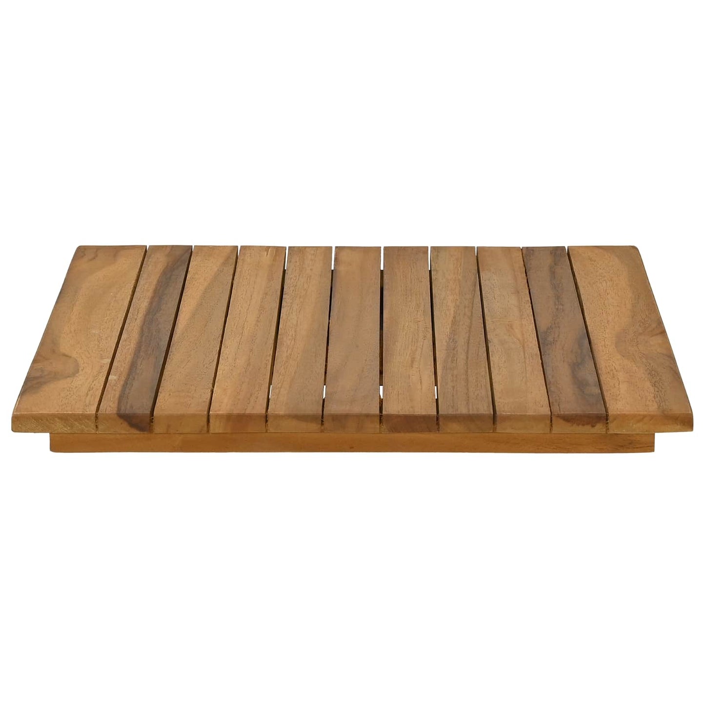 Bordplade 40 x 40 x 3,5 cm Firkantet Massiv Teaktræ Naturfarvet