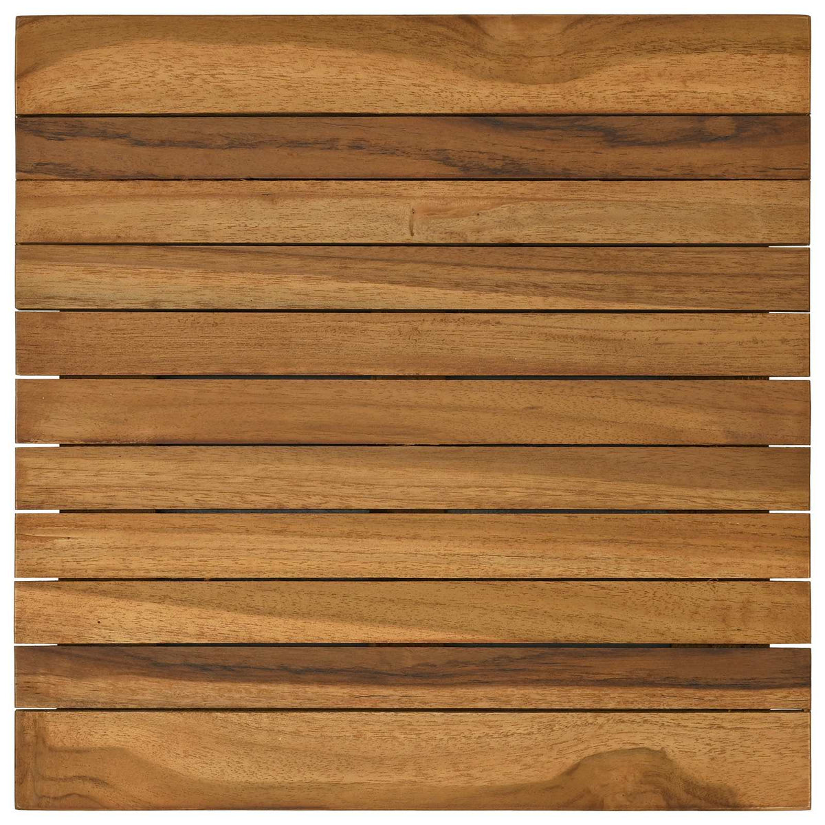 Bordplade 40 x 40 x 3,5 cm Firkantet Massiv Teaktræ Naturfarvet