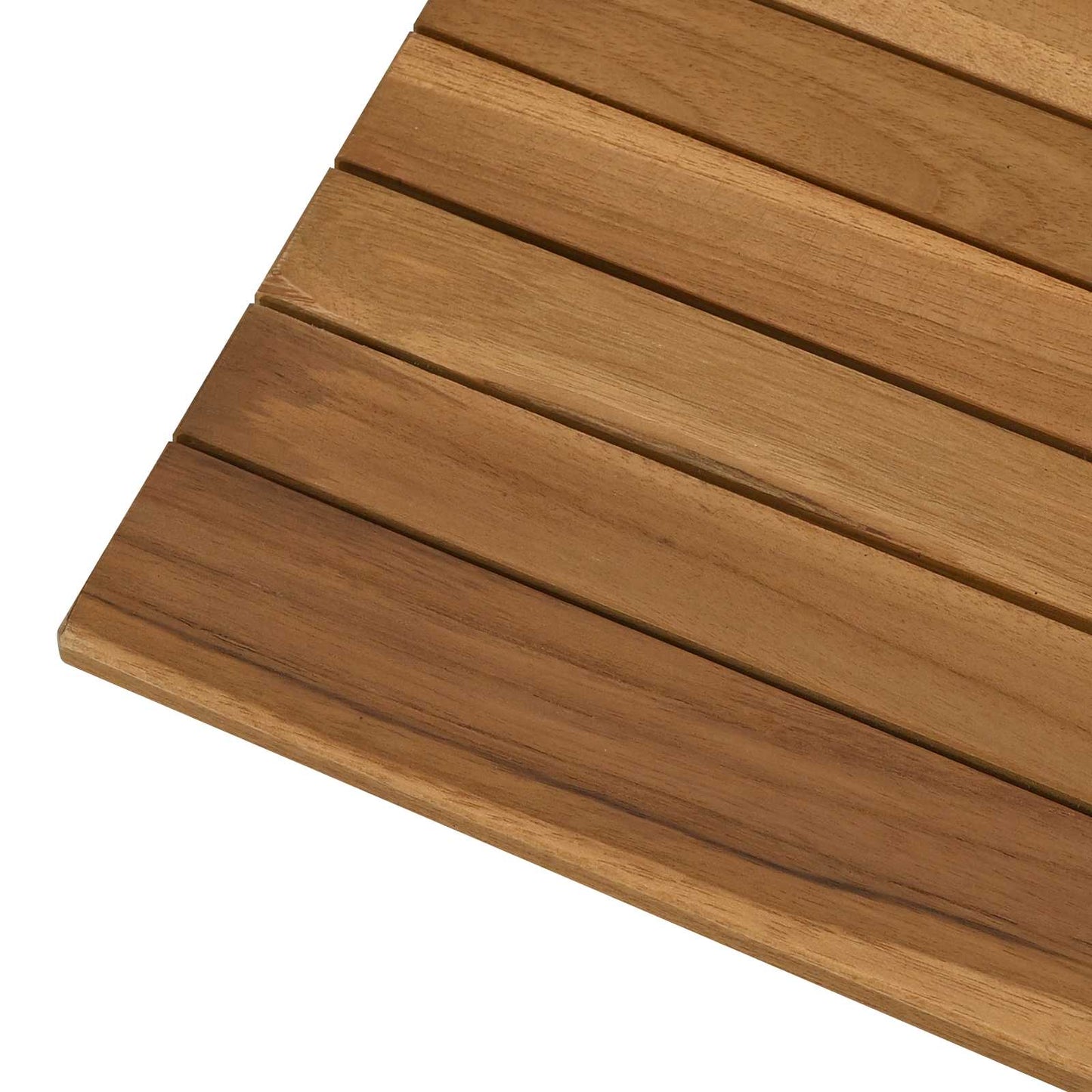 Bordplade 50 x 50 x 3,5 cm Firkantet Massiv Teaktræ Naturfarvet