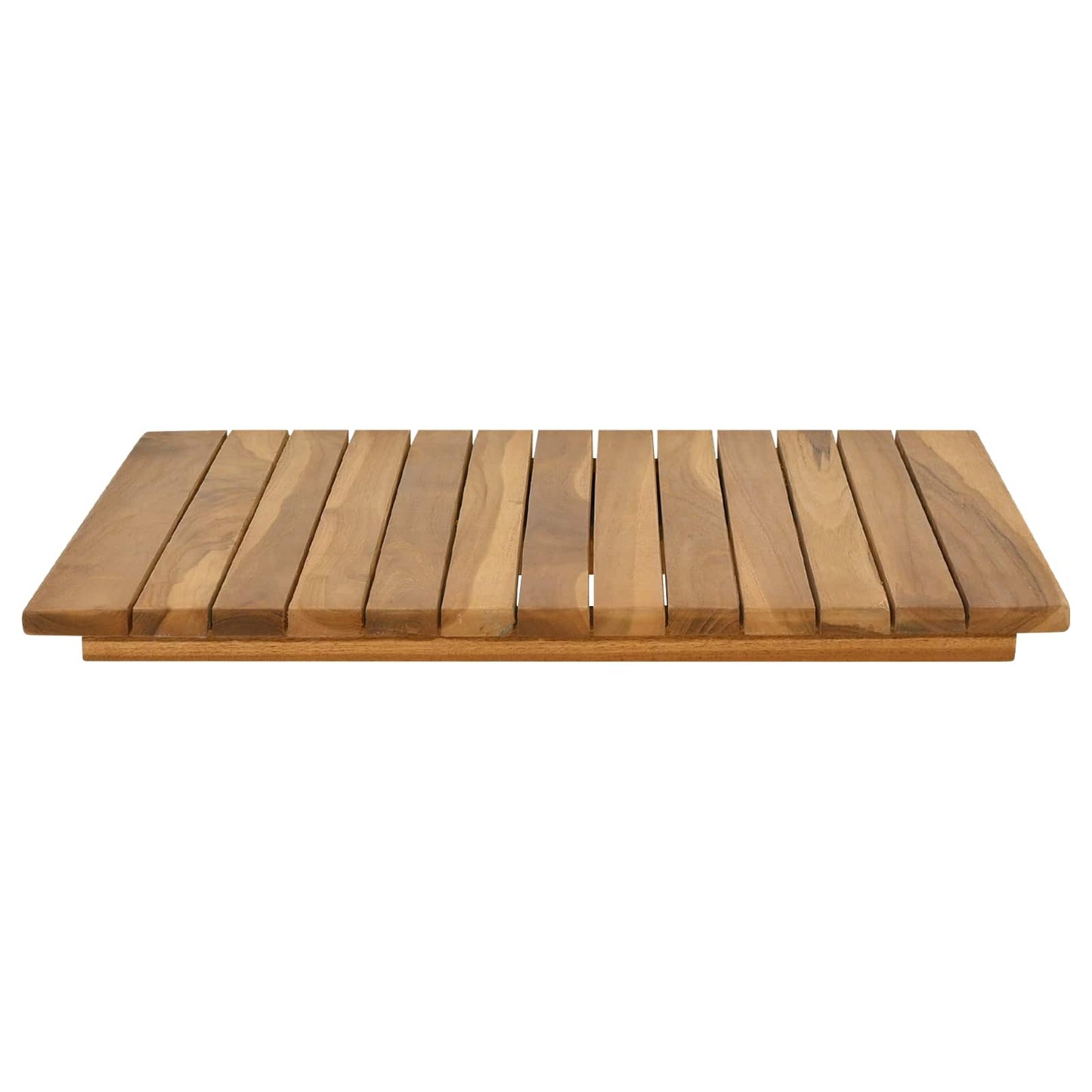 Bordplade 50 x 50 x 3,5 cm Firkantet Massiv Teaktræ Naturfarvet