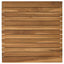 Bordplade 50 x 50 x 3,5 cm Firkantet Massiv Teaktræ Naturfarvet