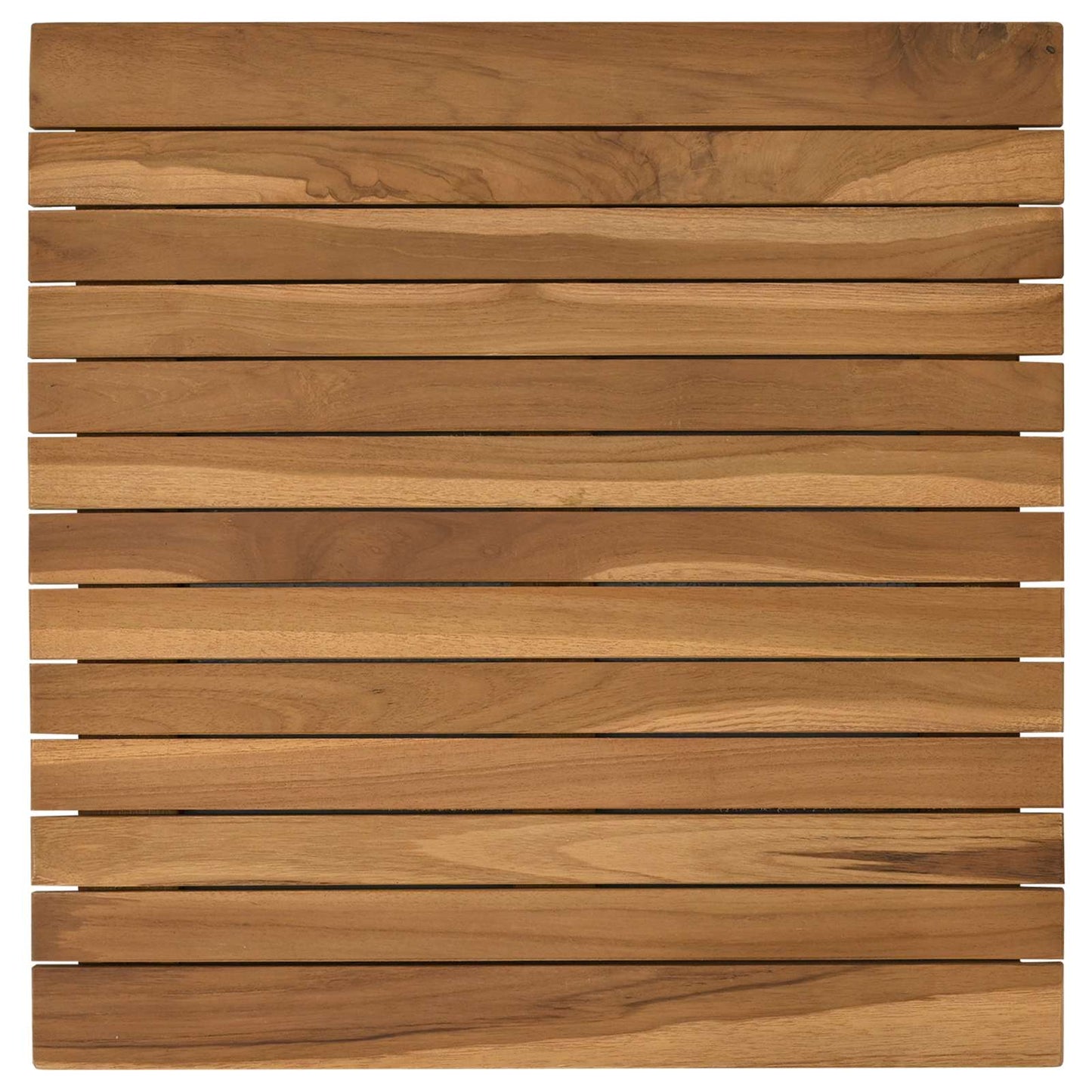 Bordplade 50 x 50 x 3,5 cm Firkantet Massiv Teaktræ Naturfarvet