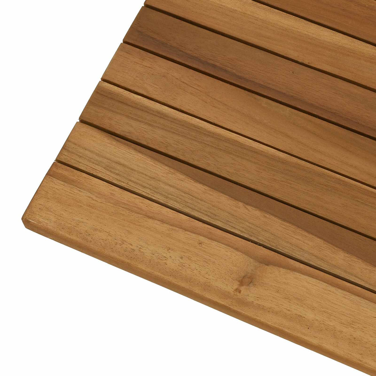 Bordplade 60 x 60 x 3,5 cm Firkantet Massiv Teaktræ Naturfarvet