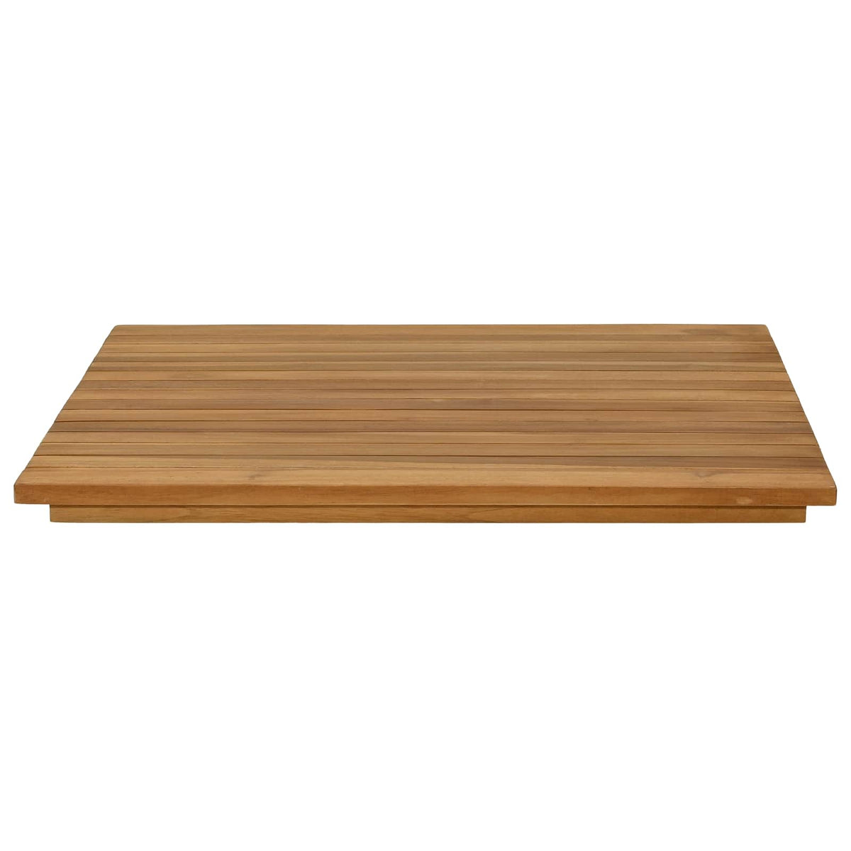 Bordplade 60 x 60 x 3,5 cm Firkantet Massiv Teaktræ Naturfarvet