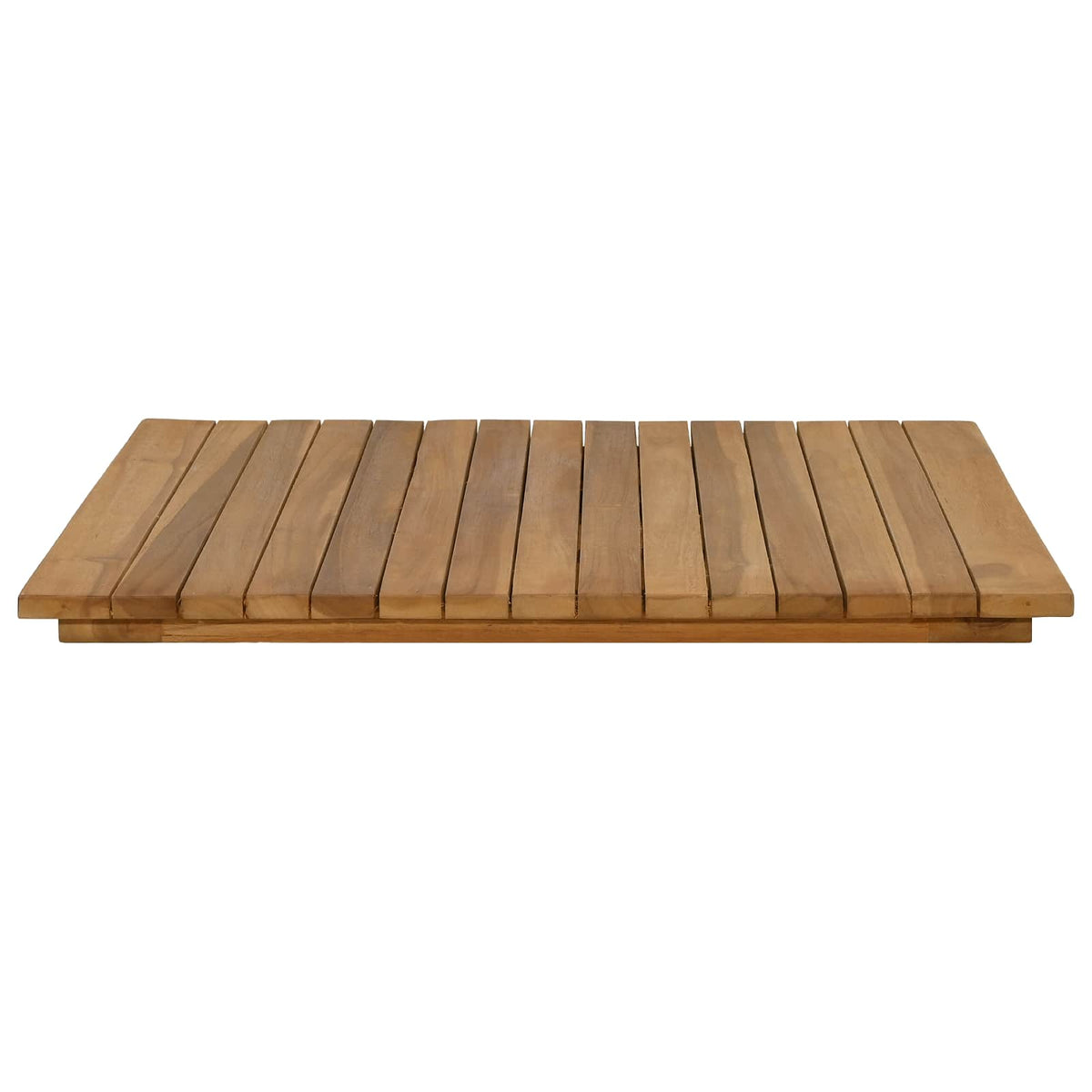 Bordplade 60 x 60 x 3,5 cm Firkantet Massiv Teaktræ Naturfarvet