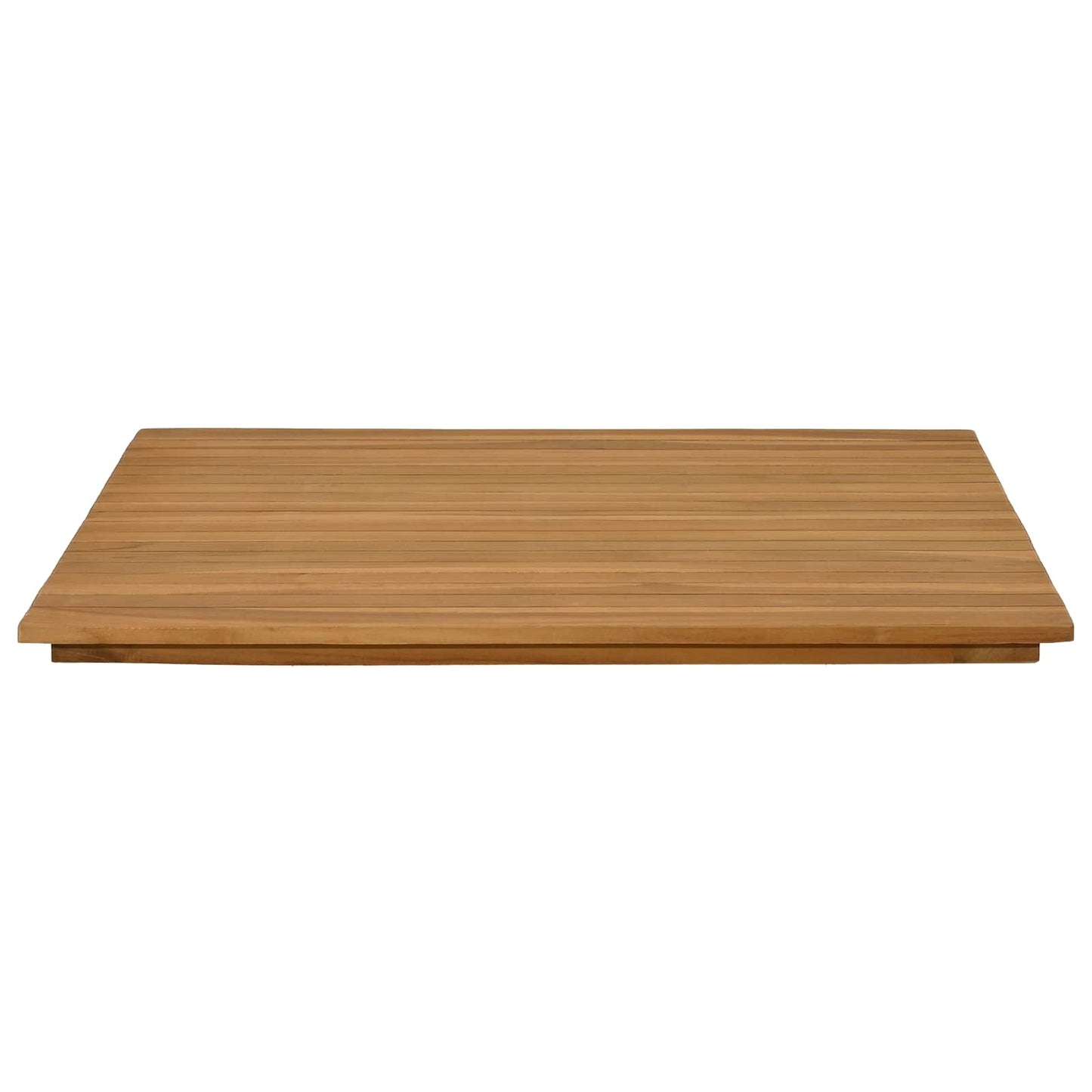 Bordplade 70 x 70 x 3,5 cm Firkantet Massiv Teaktræ Naturfarvet
