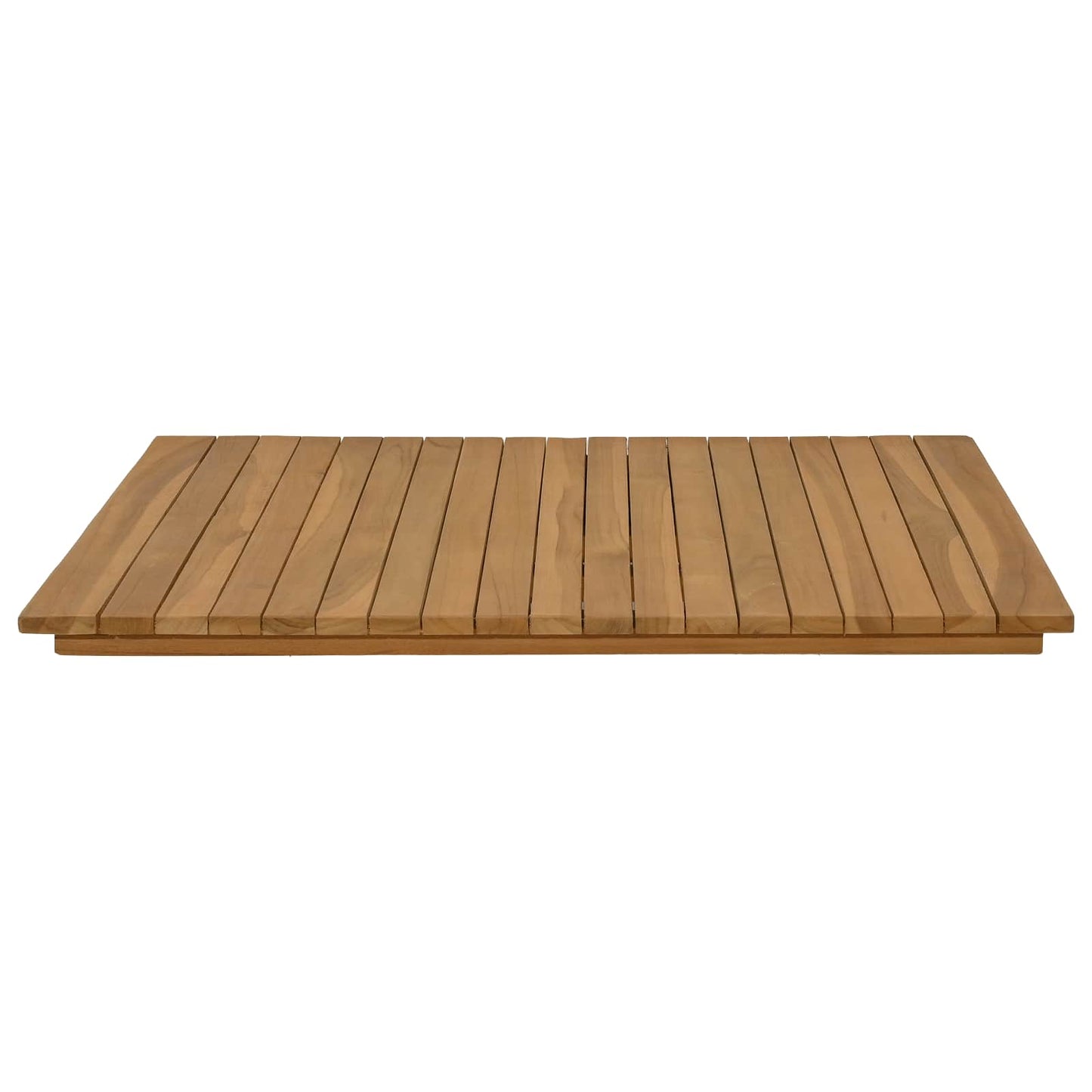 Bordplade 70 x 70 x 3,5 cm Firkantet Massiv Teaktræ Naturfarvet