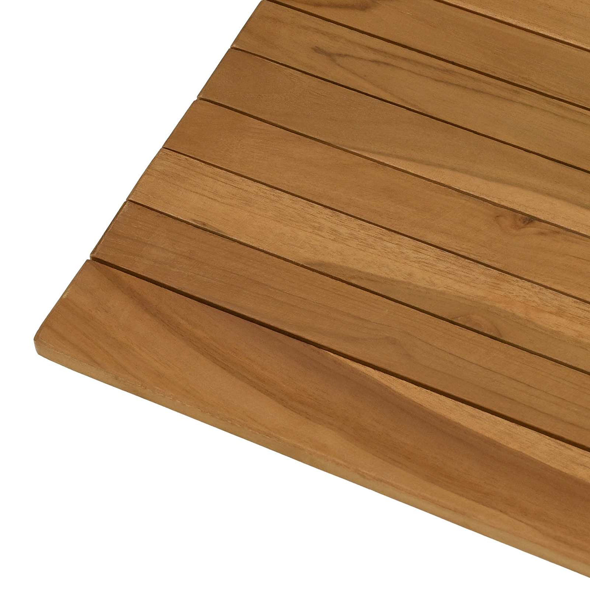 Bordplade 80 x 80 x 3,5 cm Firkantet Massiv Teaktræ Naturfarvet
