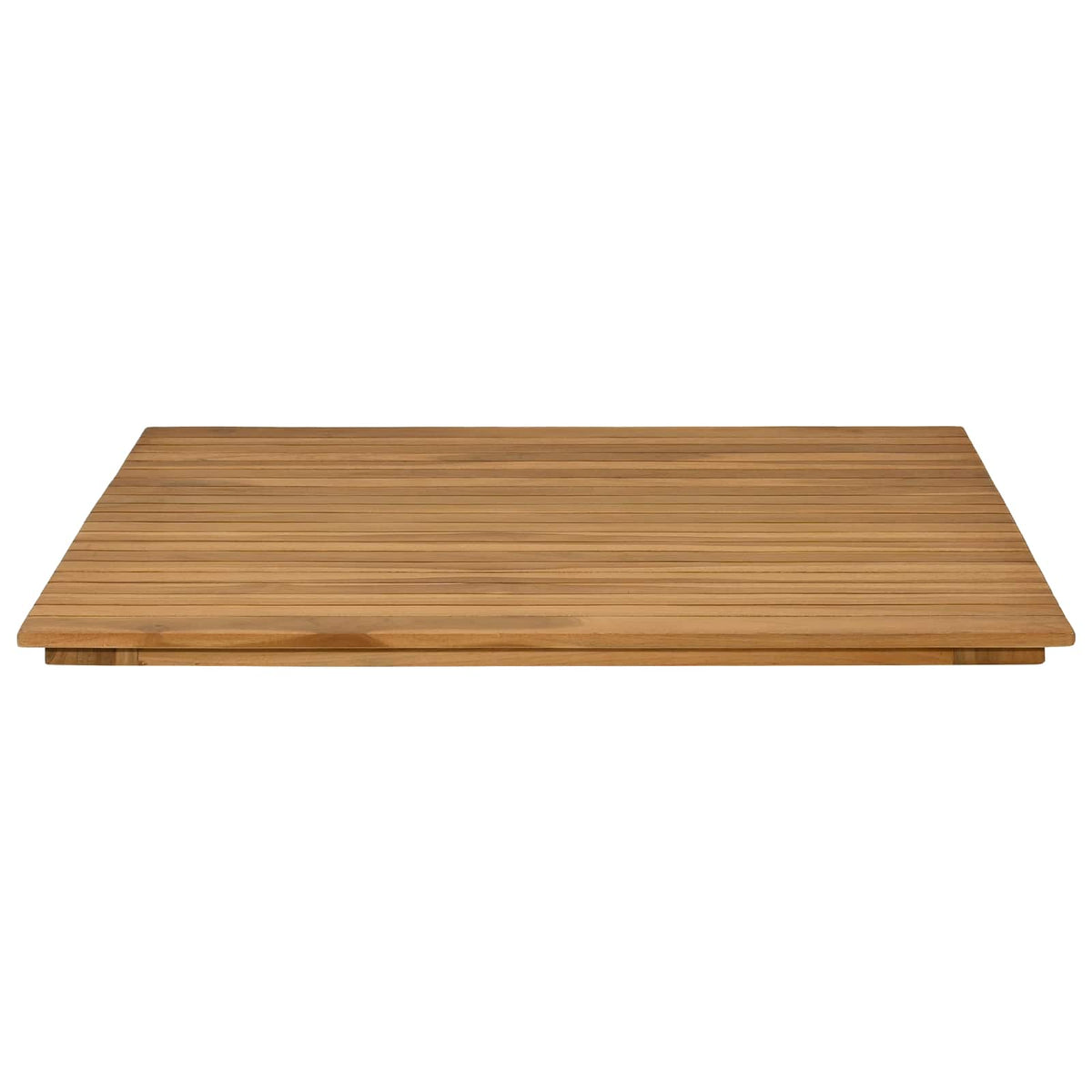 Bordplade 80 x 80 x 3,5 cm Firkantet Massiv Teaktræ Naturfarvet