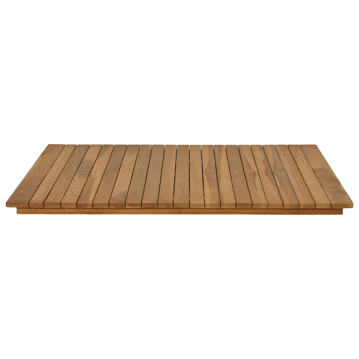 Bordplade 80 x 80 x 3,5 cm Firkantet Massiv Teaktræ Naturfarvet