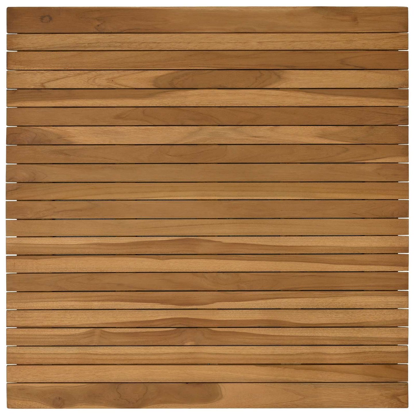 Bordplade 80 x 80 x 3,5 cm Firkantet Massiv Teaktræ Naturfarvet