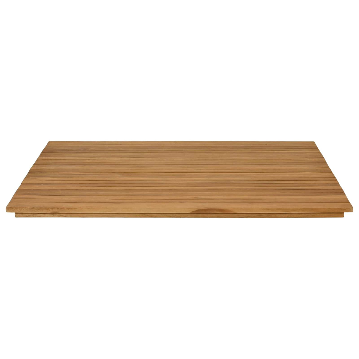 Bordplade 90 x 90 x 3,5 cm Firkantet Massiv Teaktræ Naturfarvet