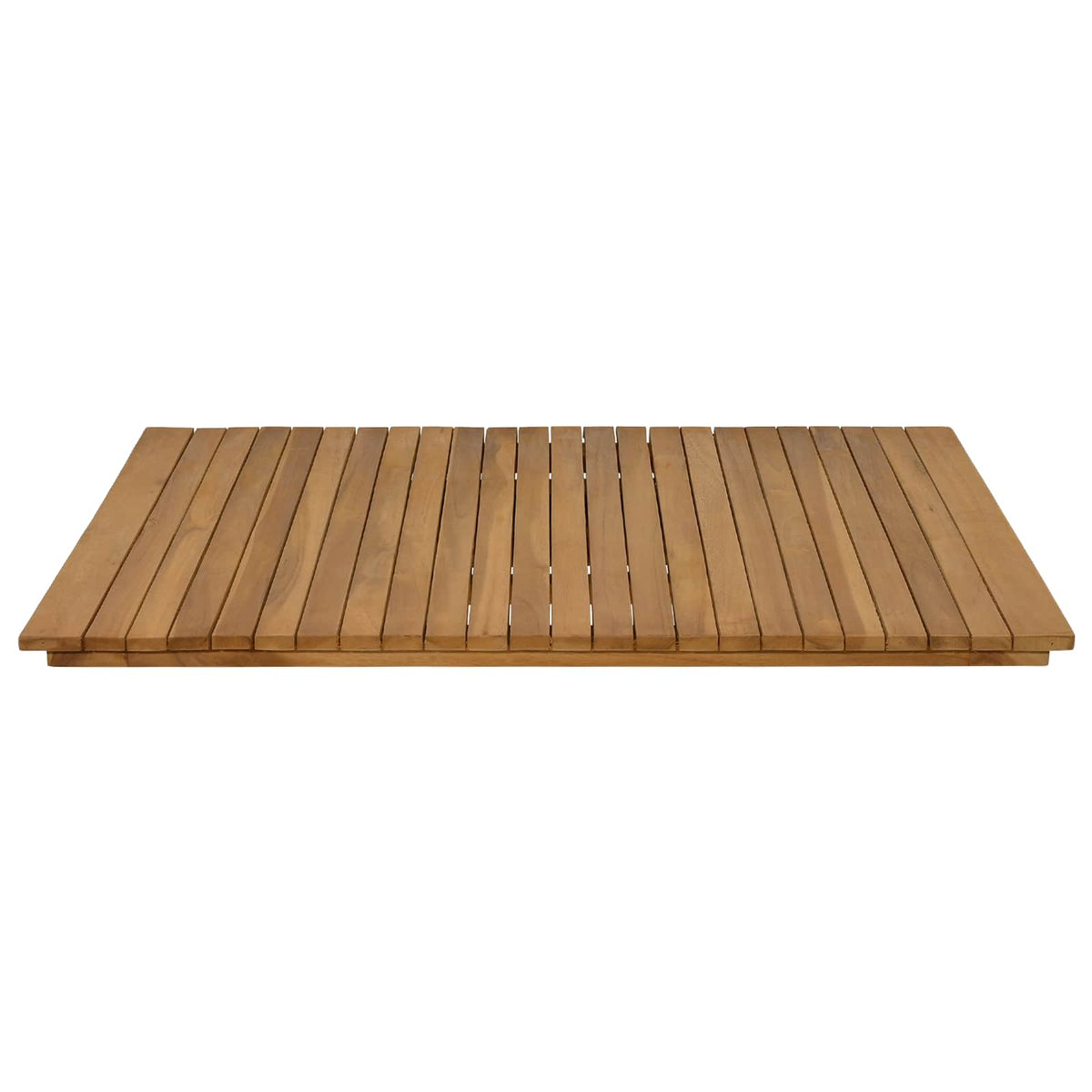 Bordplade 90 x 90 x 3,5 cm Firkantet Massiv Teaktræ Naturfarvet