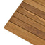 Bordplade 110 x 55 x 3,5 cm Rektangulær Massiv Teaktræ
