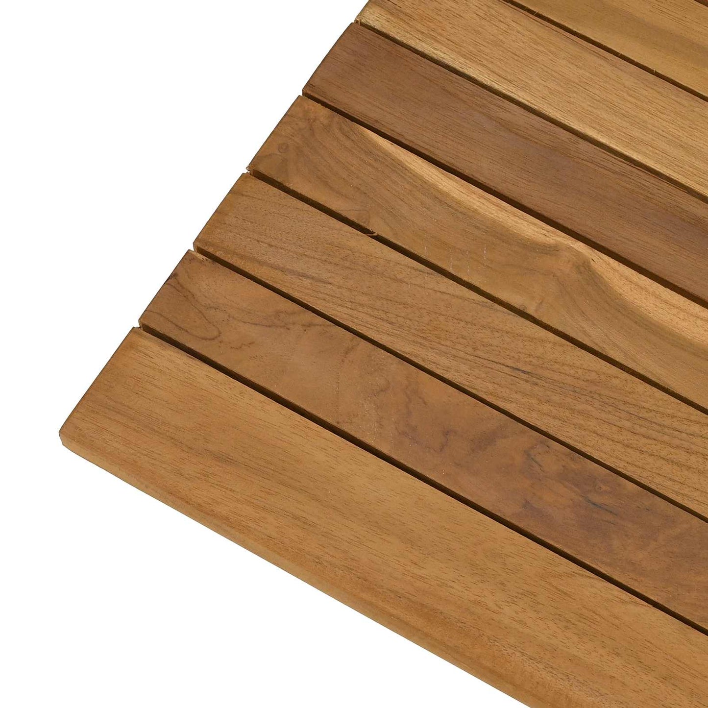 Bordplade 110 x 55 x 3,5 cm Rektangulær Massiv Teaktræ
