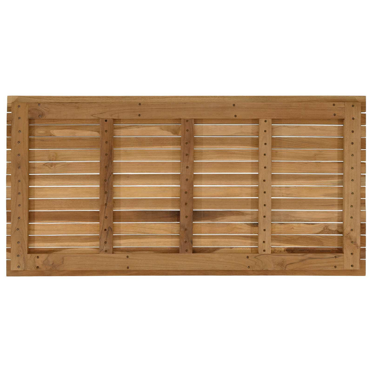 Bordplade 110 x 55 x 3,5 cm Rektangulær Massiv Teaktræ