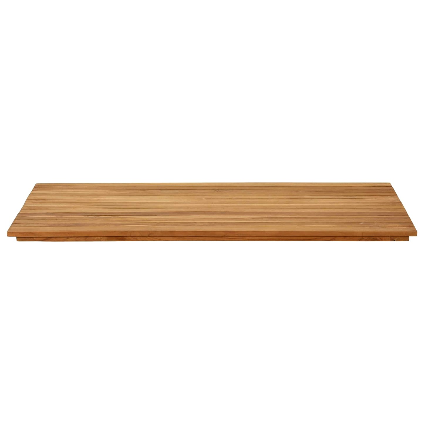 Bordplade 110 x 55 x 3,5 cm Rektangulær Massiv Teaktræ