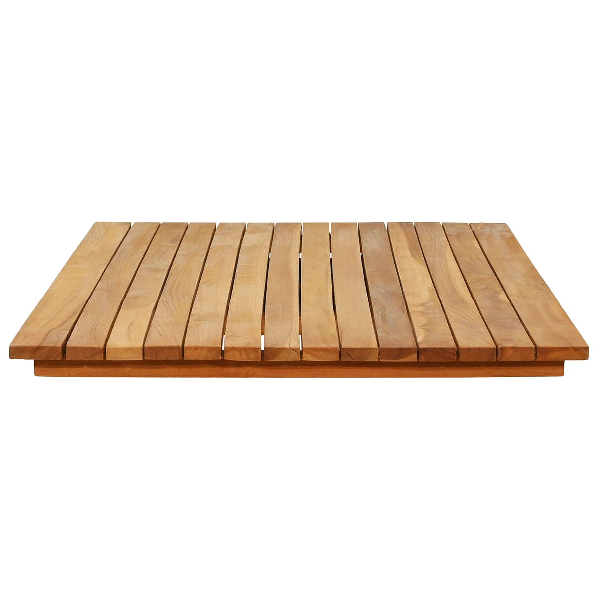 Bordplade 110 x 55 x 3,5 cm Rektangulær Massiv Teaktræ