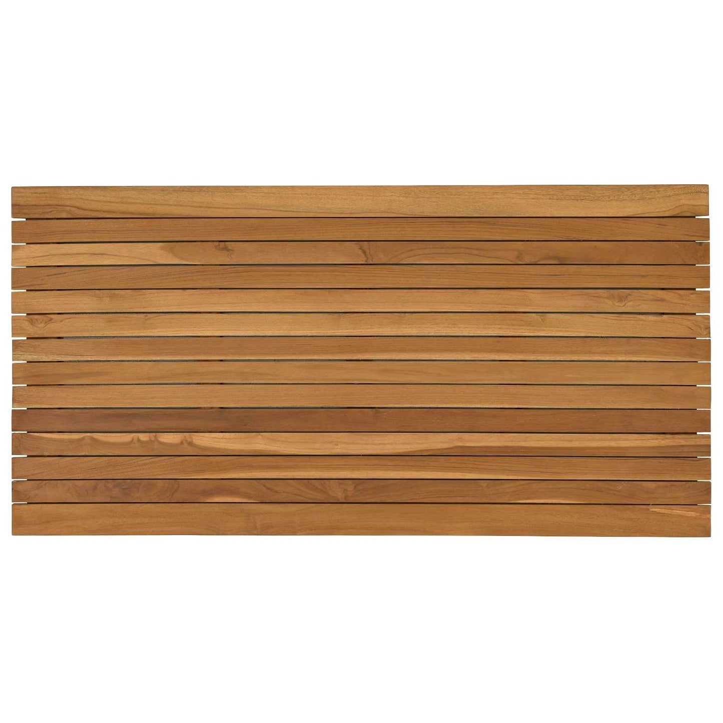 Bordplade 110 x 55 x 3,5 cm Rektangulær Massiv Teaktræ