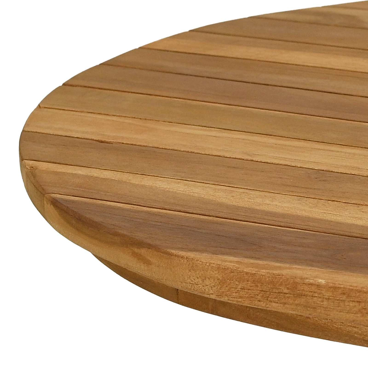 Bordplade 90 x 45 x 3,5 cm Oval Massiv Teaktræ Naturfarvet