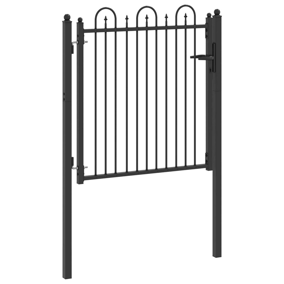 Hegnport DRONTEN 100 x 100 cm Metal Sort Låses