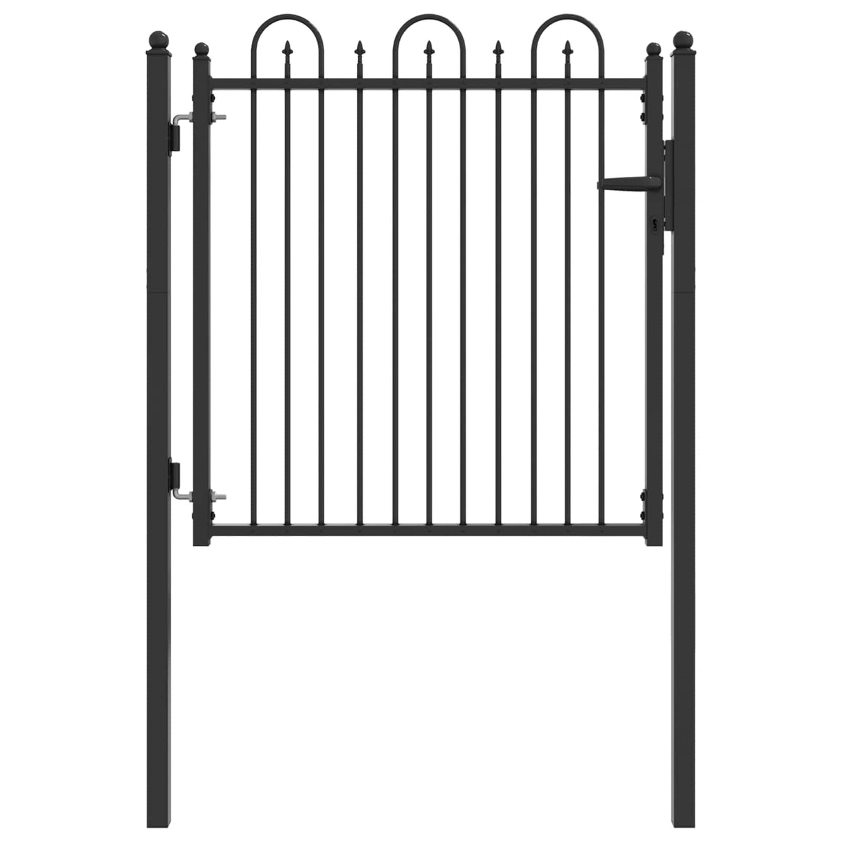 Hegnport DRONTEN 100 x 100 cm Metal Sort Låses