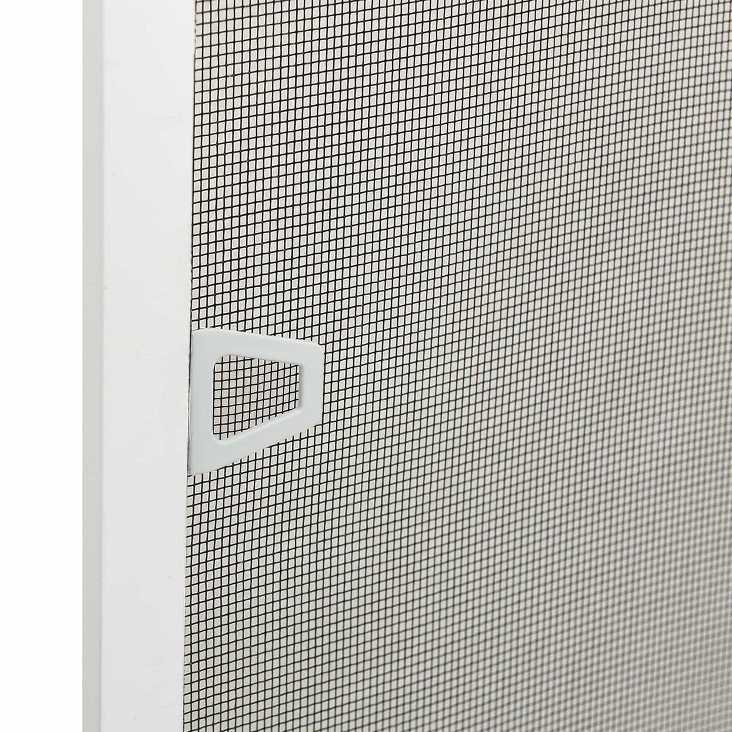 Insektnet til vinduer Hvid 110 x 130 cm Aluminium og glasfiber