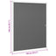 Insektnet til vinduer Hvid 120 x 140 cm Aluminium og glasfiber