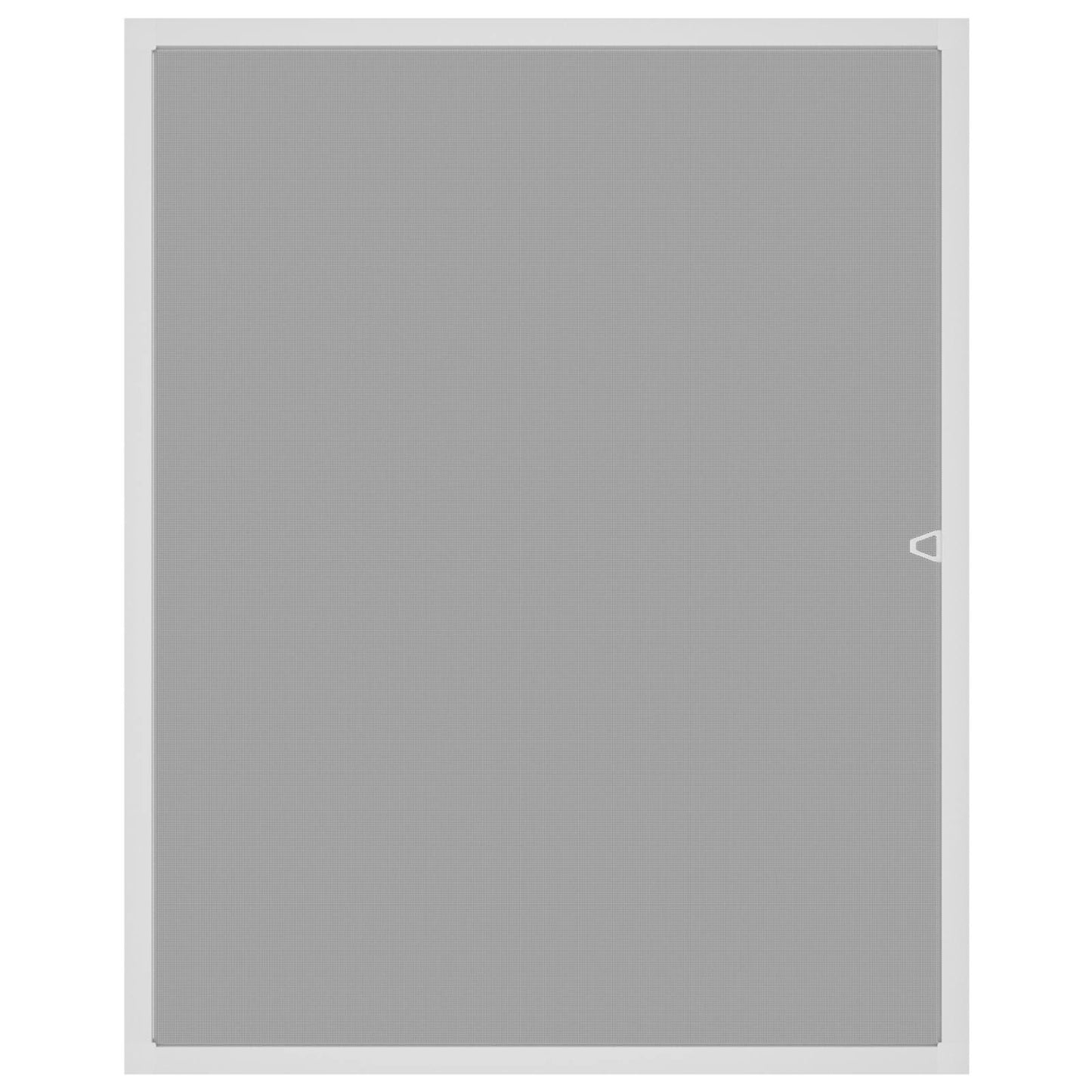 Insektnet til vinduer Hvid 130 x 150 cm Aluminium og glasfiber
