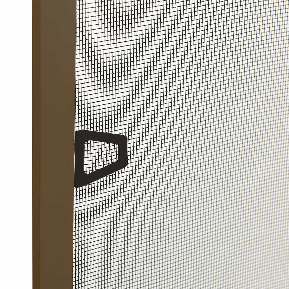 Insektnet til vinduer Brun 120 x 140 cm Aluminium og glasfiber