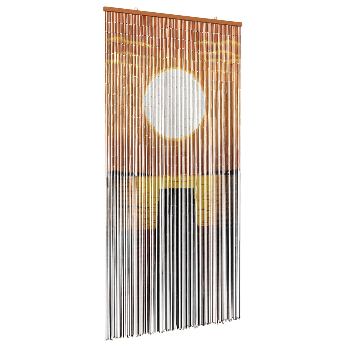 Insekt Dør Gardin flerfarvet 100 x 200 cm Bambus