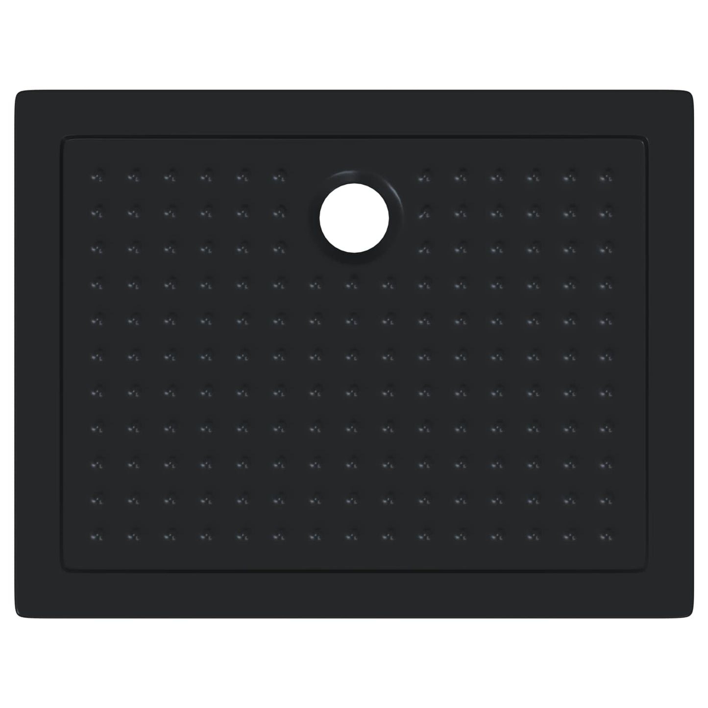 Brusebund Tray med Dots 90 x 70 x 4 cm ABS Sort