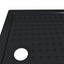 Brusebund Tray med Dots 100 x 80 x 4 cm ABS Sort