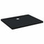 Brusebund Tray med Dots 100 x 80 x 4 cm ABS Sort