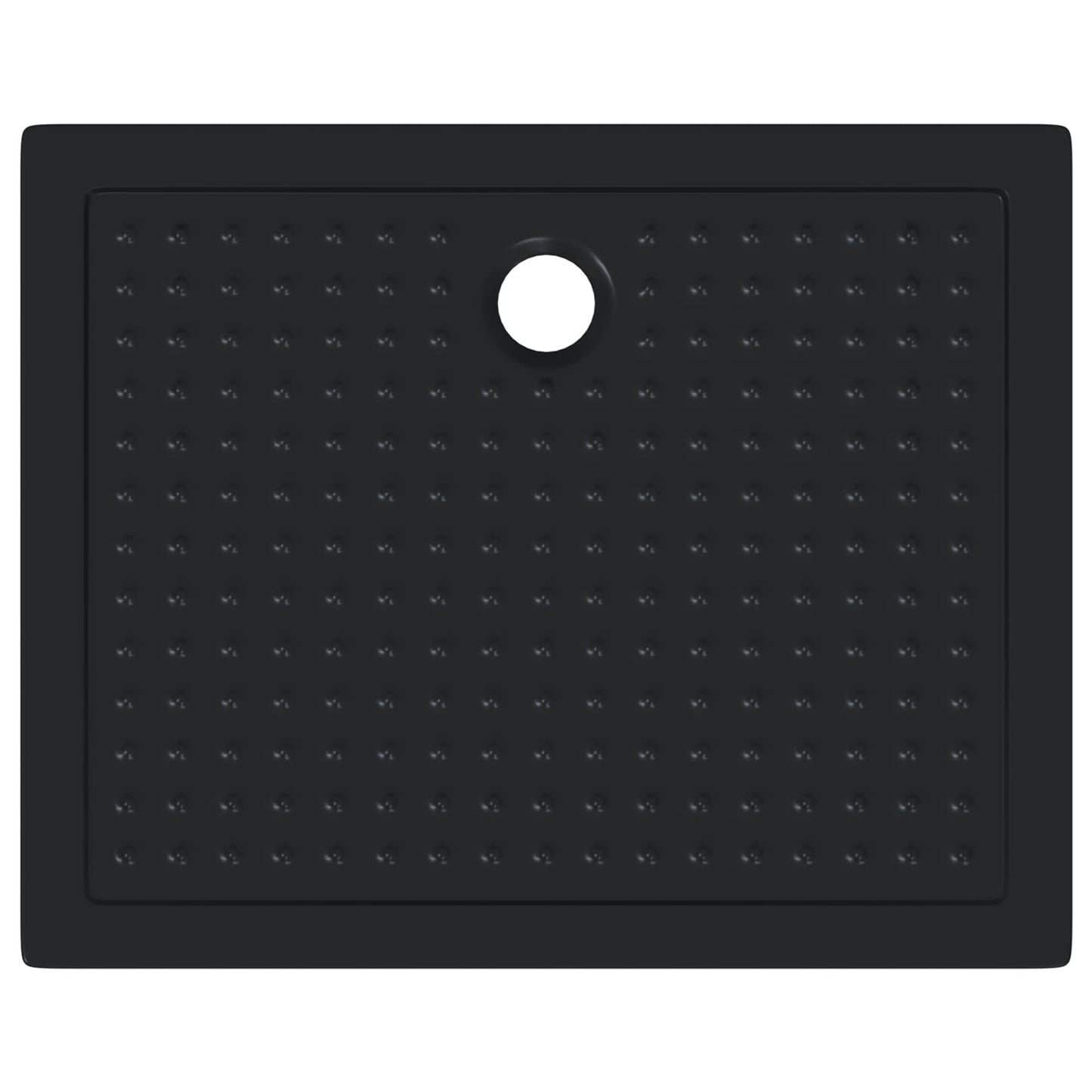 Brusebund Tray med Dots 100 x 80 x 4 cm ABS Sort