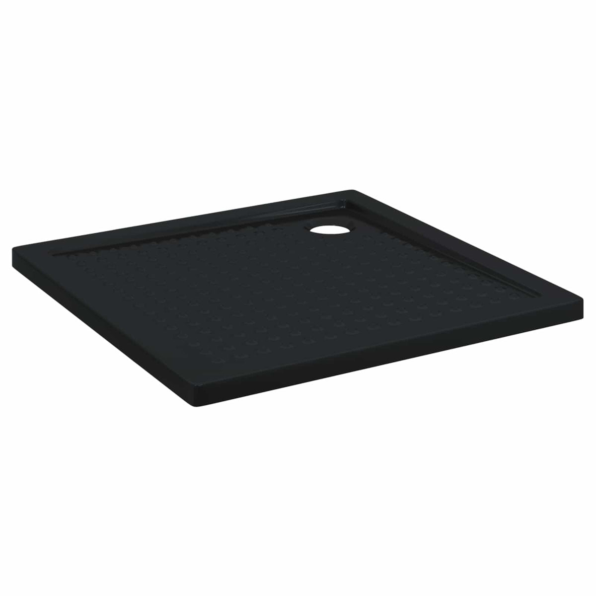 Brusebund Tray med Dots 90 x 90 x 4 cm ABS Sort