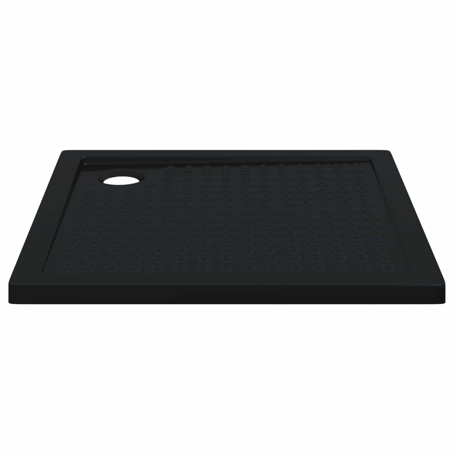 Brusebund Tray med Dots 90 x 90 x 4 cm ABS Sort