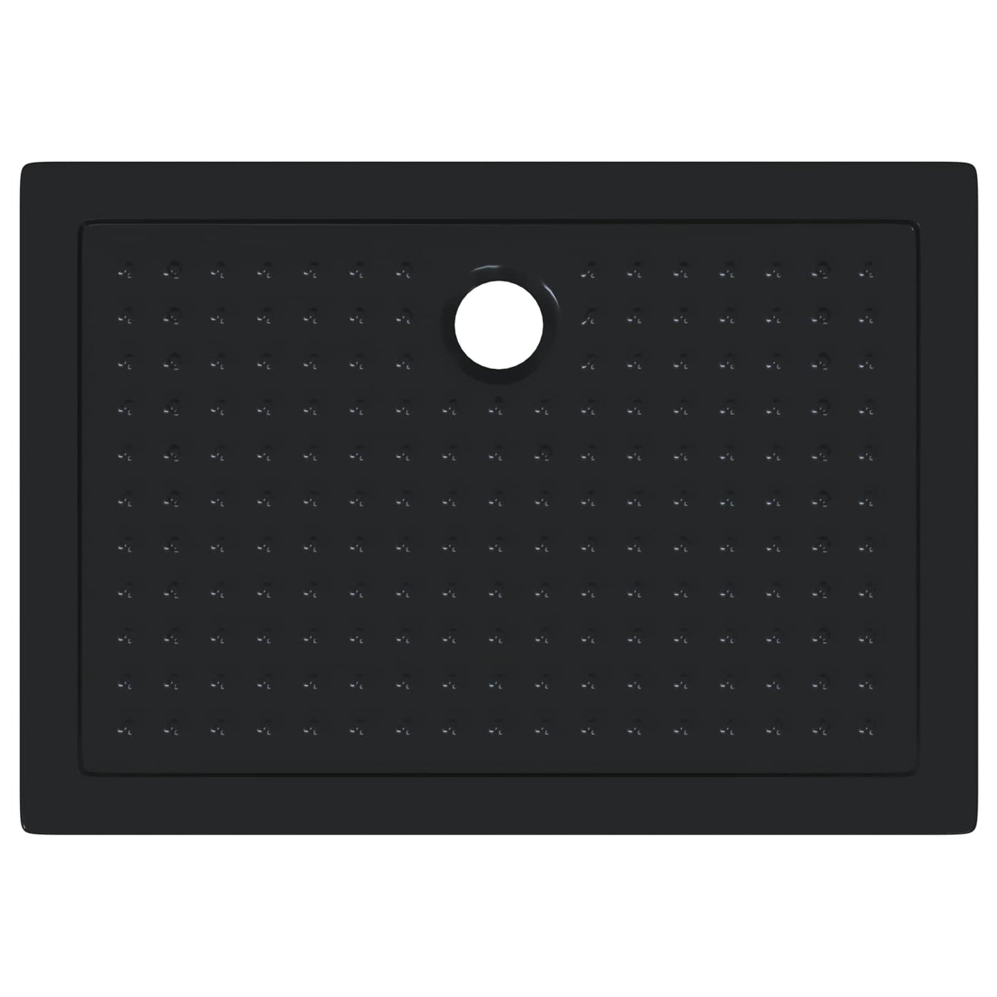 Brusebund Tray med Dots 100 x 70 x 4 cm ABS Sort