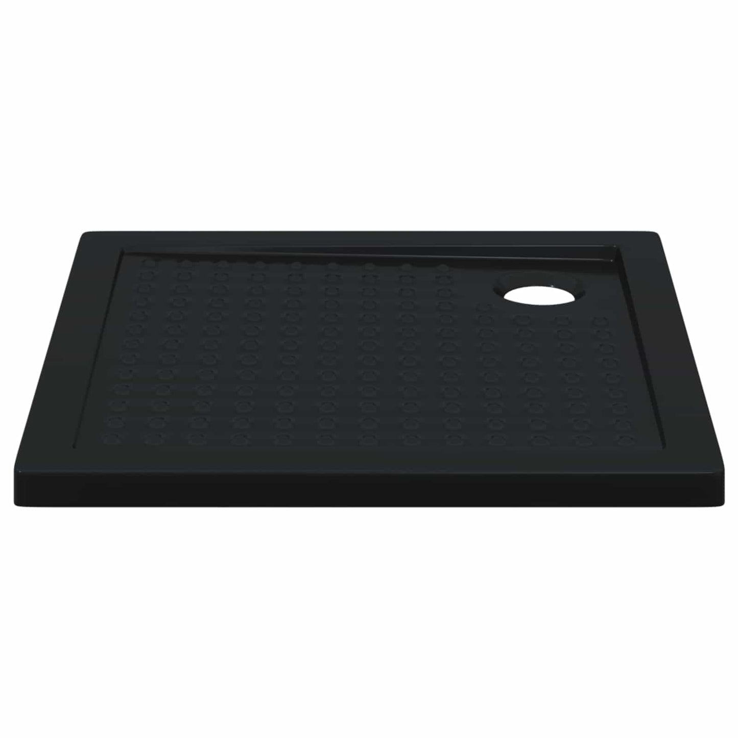 Brusebund Tray med Dots 80 x 80 x 4 cm ABS Sort