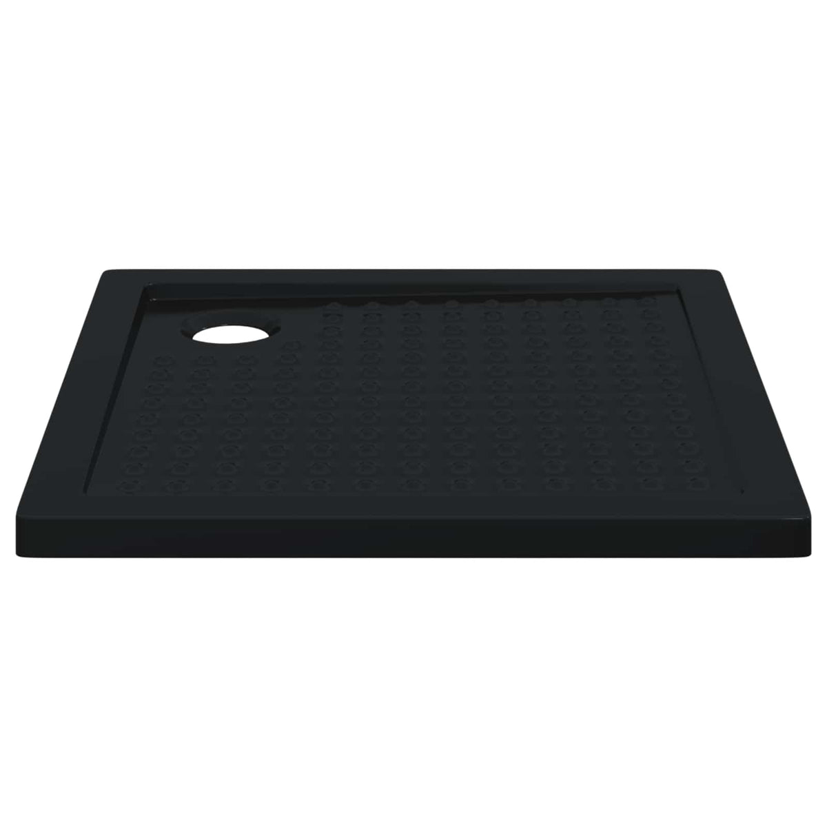 Brusebund Tray med Dots 80 x 80 x 4 cm ABS Sort