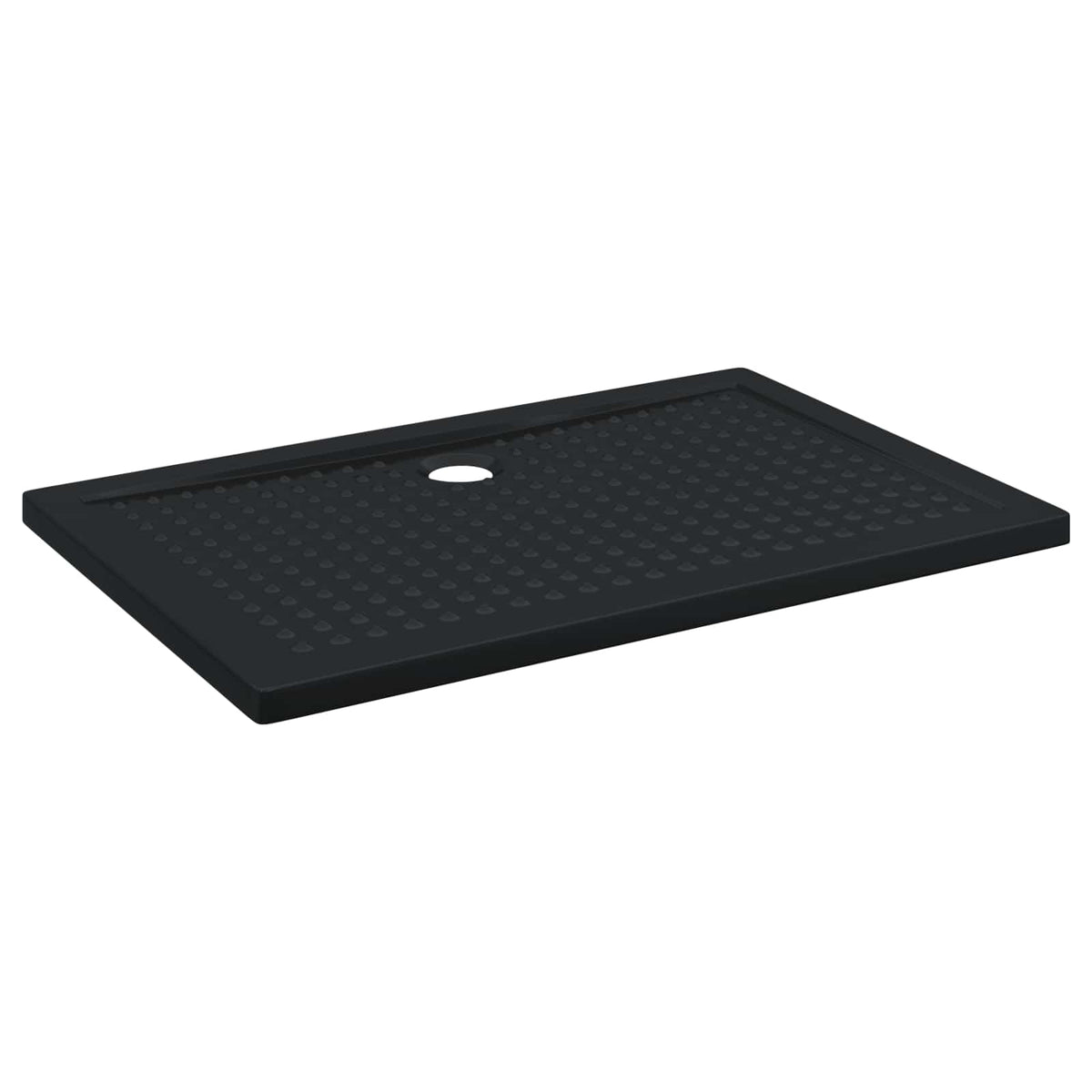 Brusebund Tray med Dots 120 x 80 x 4 cm ABS Sort