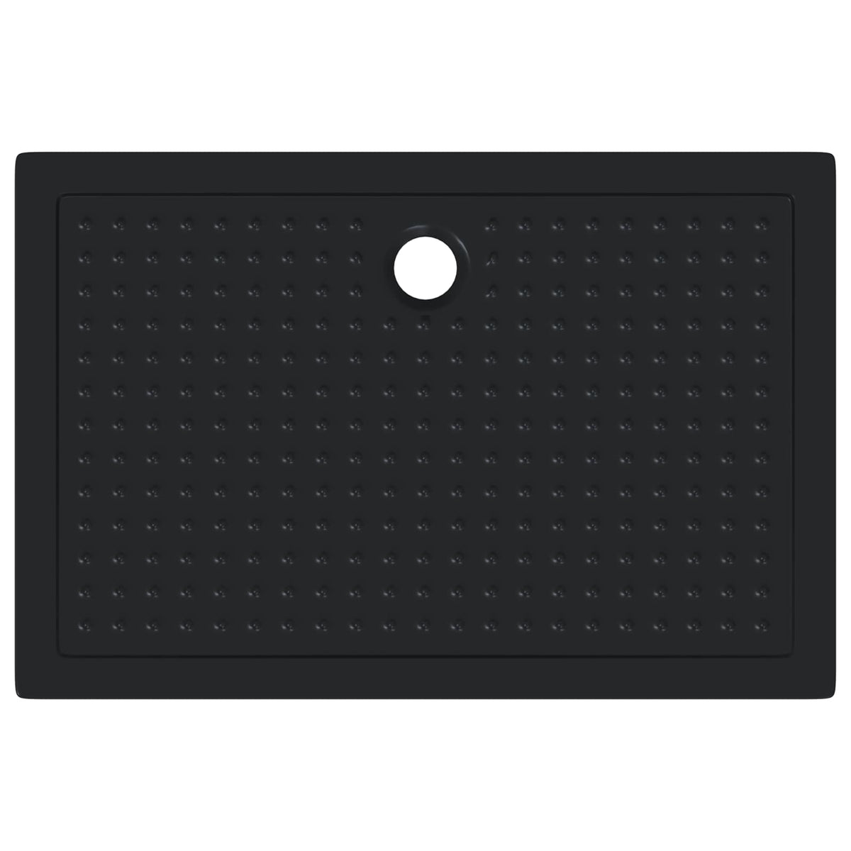 Brusebund Tray med Dots 120 x 80 x 4 cm ABS Sort
