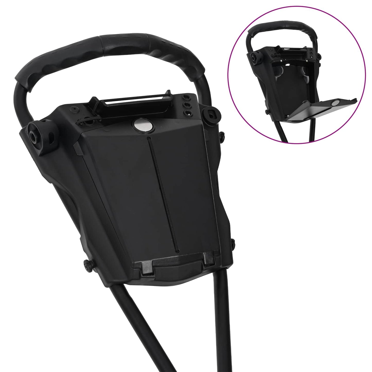 Golf Trolley Sort Jern Sammenklappelig