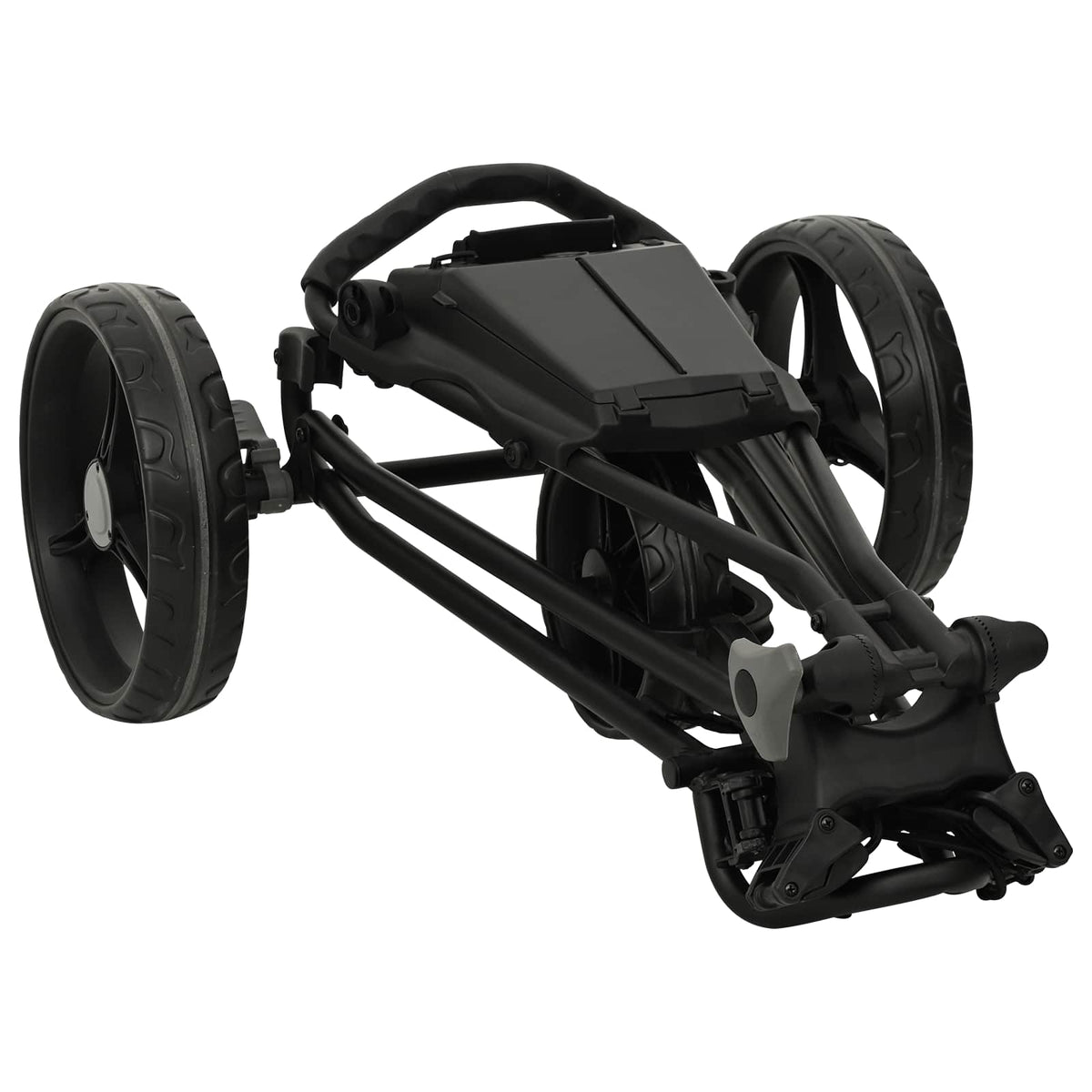 Golf Trolley Sort Jern Sammenklappelig