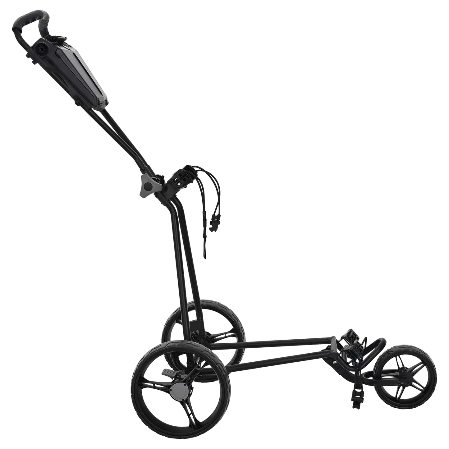 Golf Trolley Sort Jern Sammenklappelig