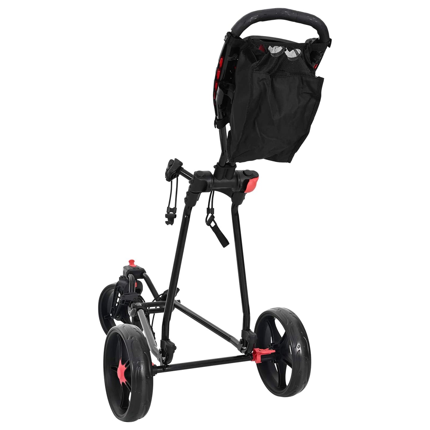 Golf Trolley Sort Jern Sammenklappelig