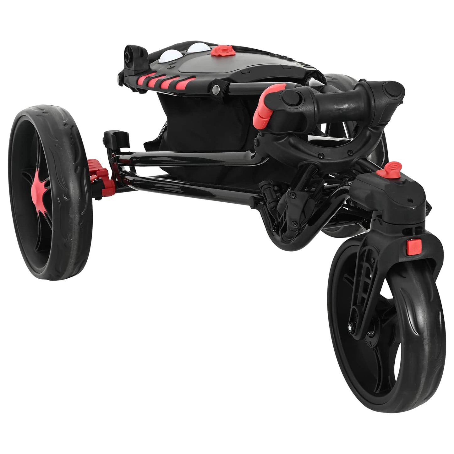 Golf Trolley Sort Jern Sammenklappelig