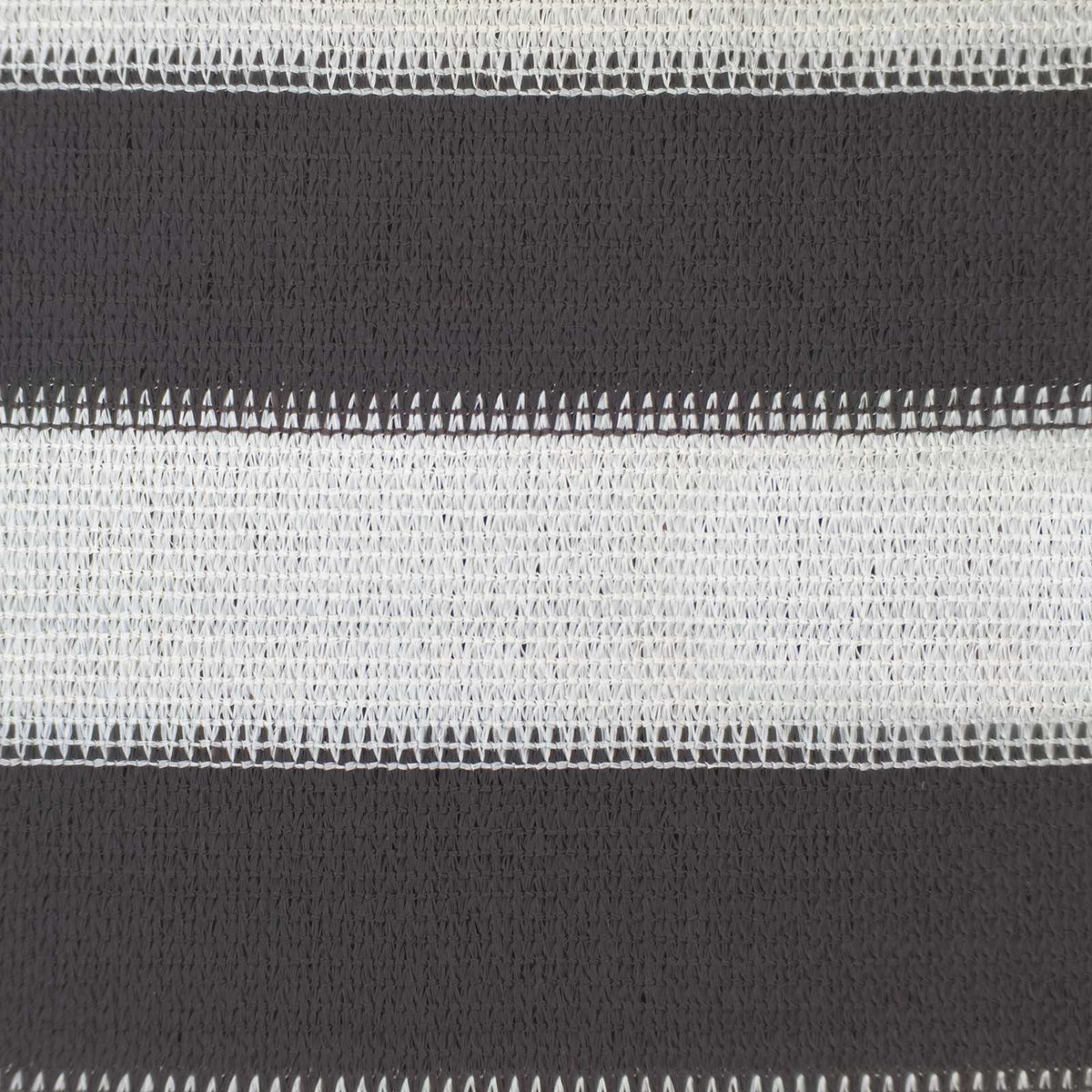 Solsejl 6 x 7 m HDPE Rektangulær Anthracit og hvid