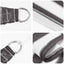 Solsejl 3 x 3 x 4,2 m HDPE Trekantet Anthracit og hvid